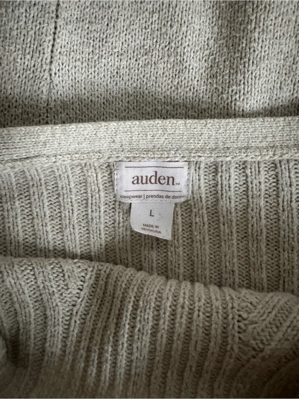 Auden Ribbed Knit Cami and Skirt Set - Light Beige